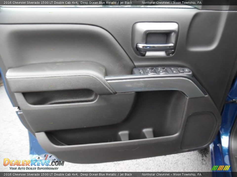 2016 Chevrolet Silverado 1500 LT Double Cab 4x4 Deep Ocean Blue Metallic / Jet Black Photo #14