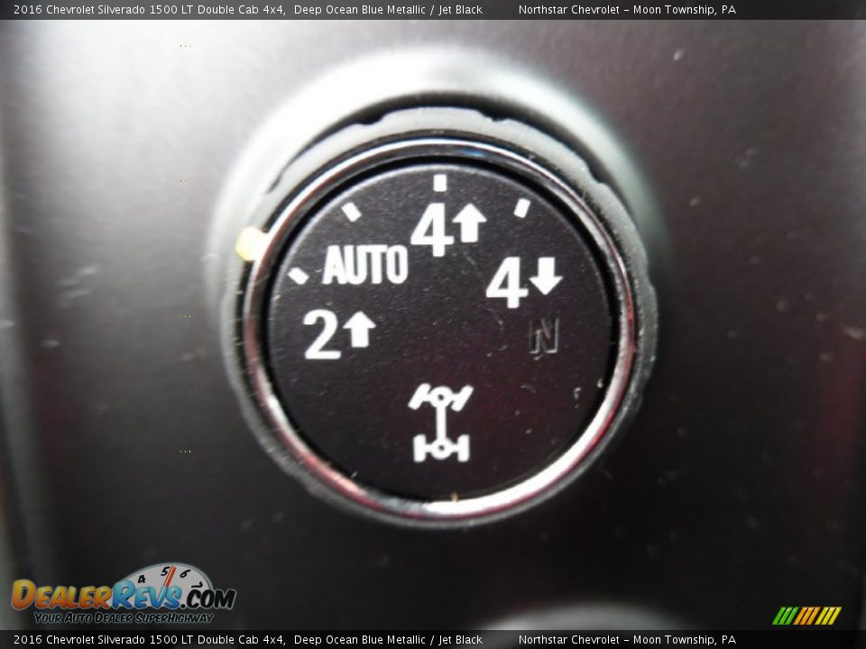 2016 Chevrolet Silverado 1500 LT Double Cab 4x4 Deep Ocean Blue Metallic / Jet Black Photo #16