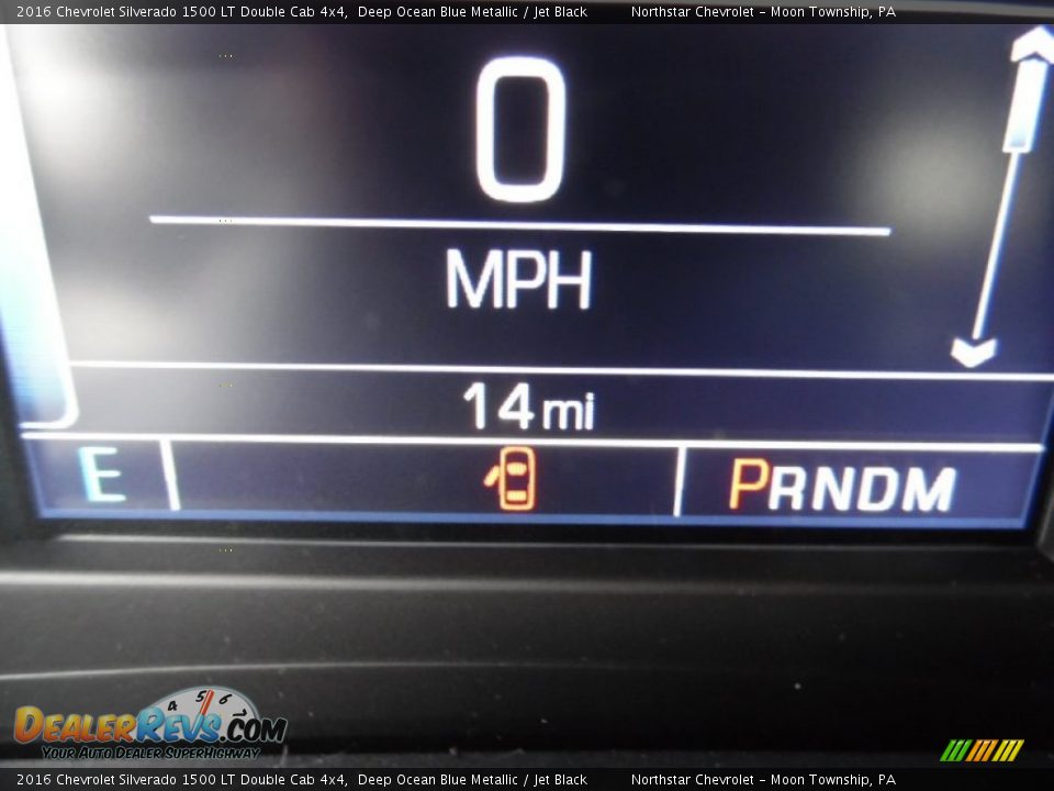 2016 Chevrolet Silverado 1500 LT Double Cab 4x4 Deep Ocean Blue Metallic / Jet Black Photo #20