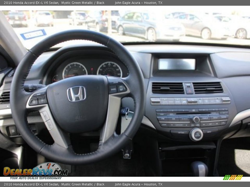 2010 Honda Accord EX-L V6 Sedan Mystic Green Metallic / Black Photo #9