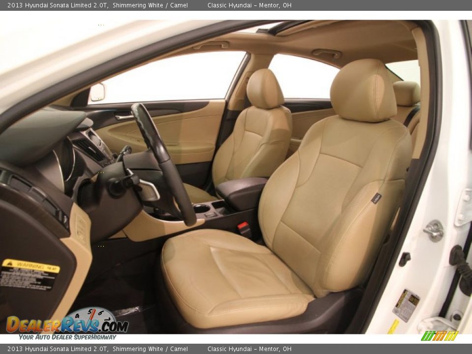 Camel Interior - 2013 Hyundai Sonata Limited 2.0T Photo #5