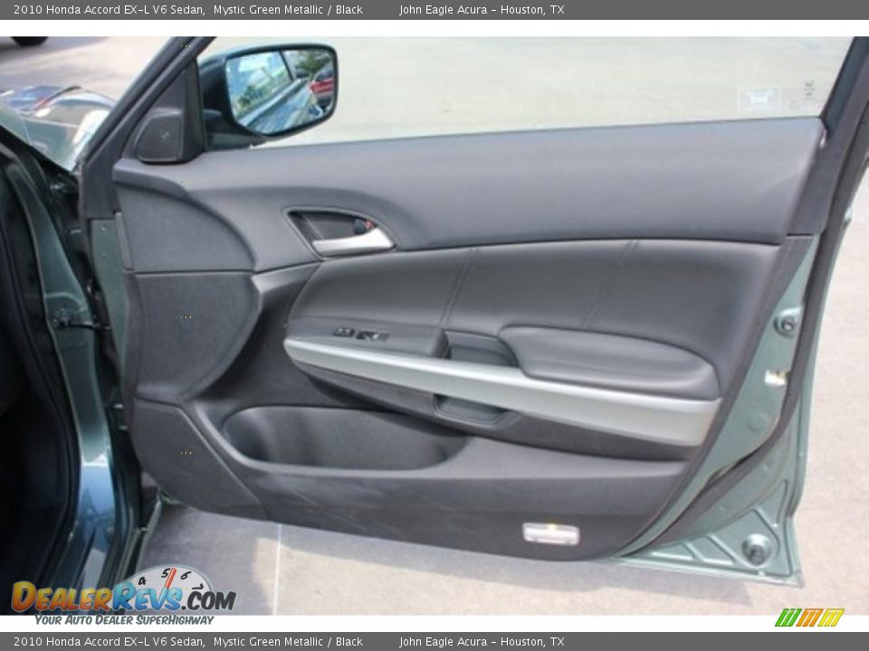 2010 Honda Accord EX-L V6 Sedan Mystic Green Metallic / Black Photo #22