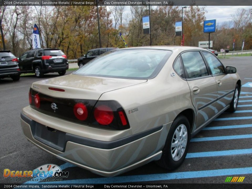 2004 Chevrolet Impala Sandstone Metallic / Neutral Beige Photo #8