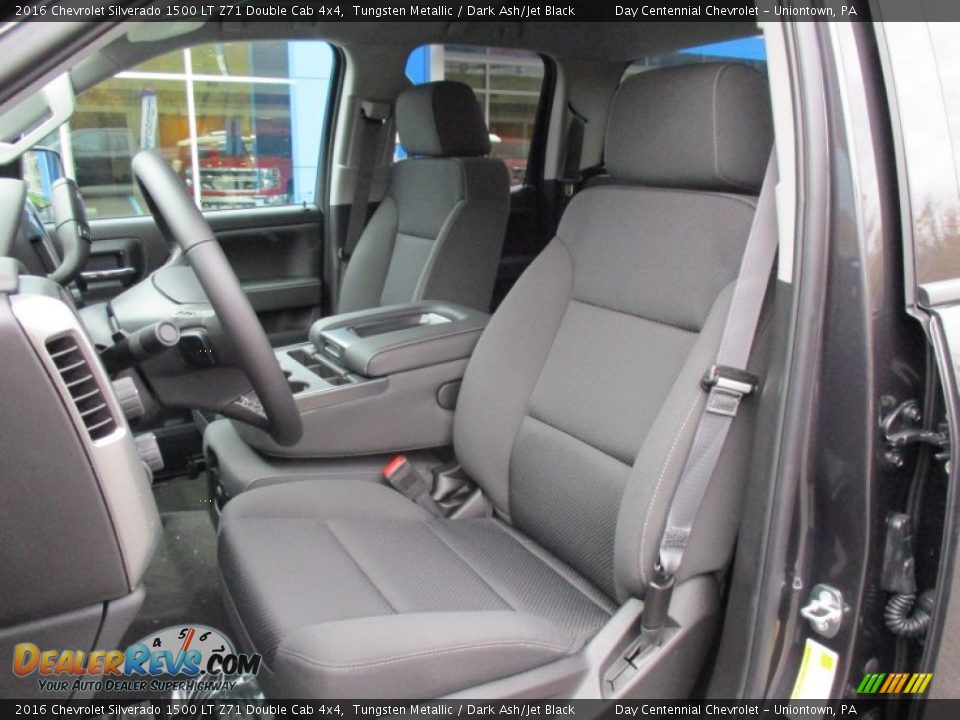 Front Seat of 2016 Chevrolet Silverado 1500 LT Z71 Double Cab 4x4 Photo #12