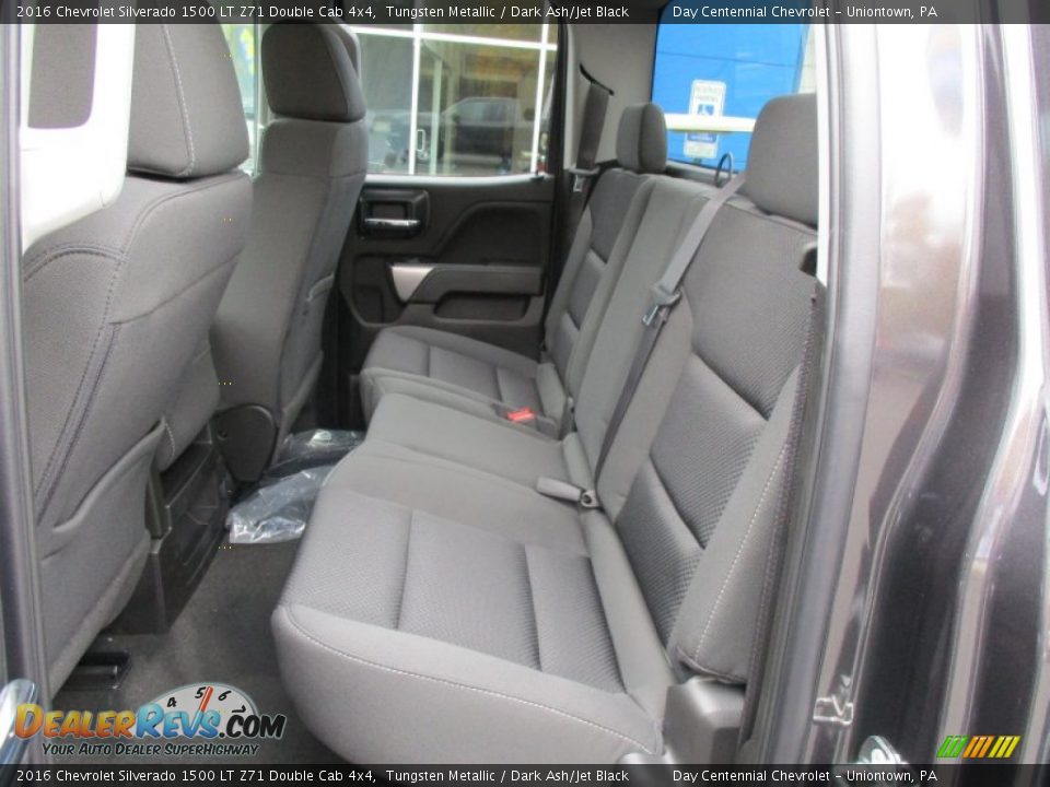 Rear Seat of 2016 Chevrolet Silverado 1500 LT Z71 Double Cab 4x4 Photo #13