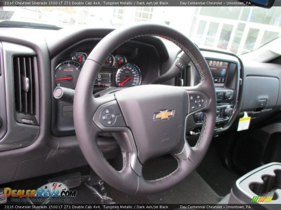 2016 Chevrolet Silverado 1500 LT Z71 Double Cab 4x4 Steering Wheel Photo #14