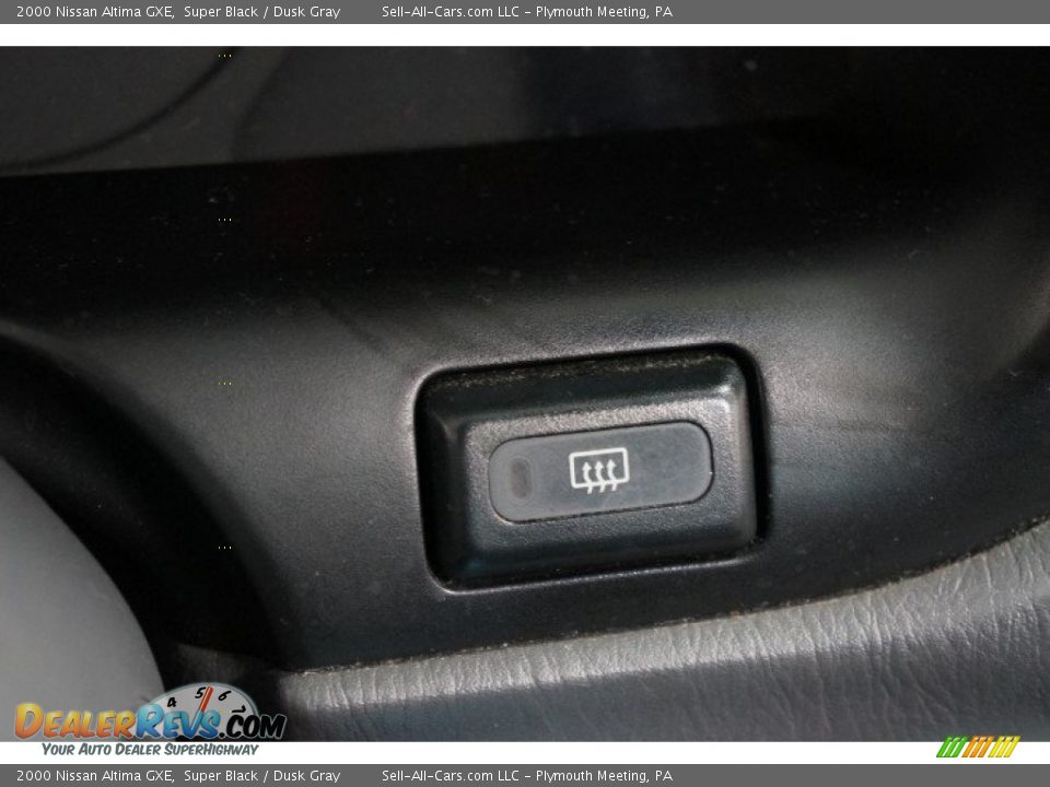 2000 Nissan Altima GXE Super Black / Dusk Gray Photo #28