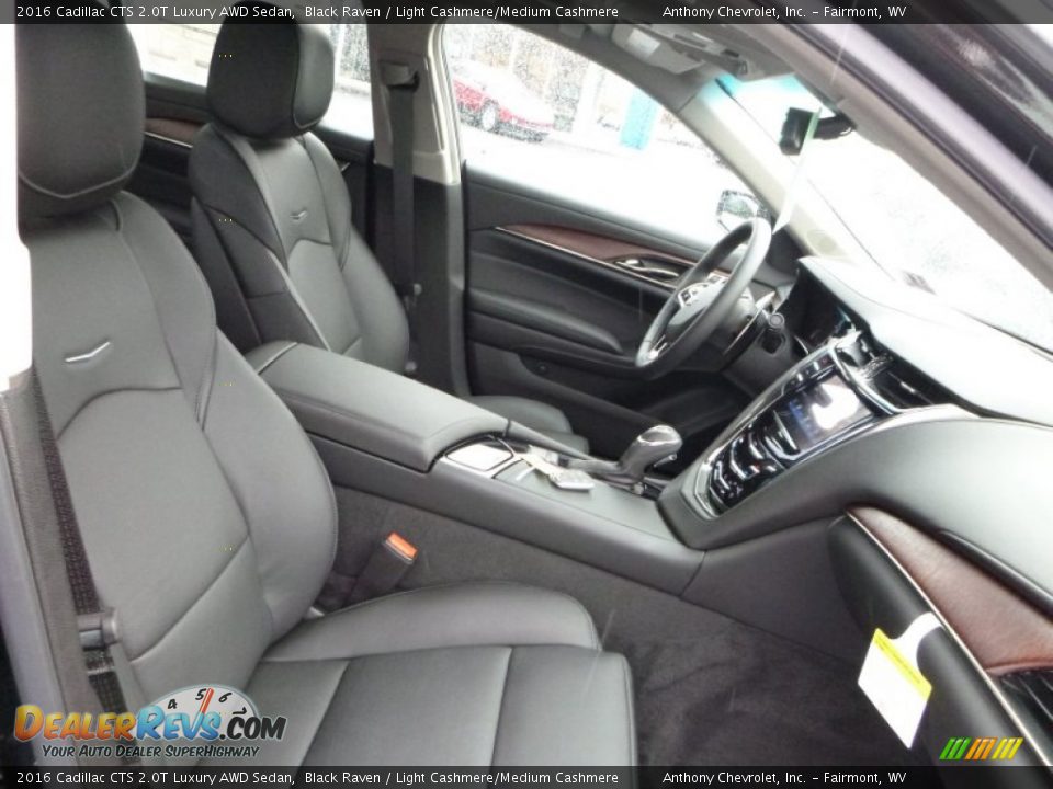 Front Seat of 2016 Cadillac CTS 2.0T Luxury AWD Sedan Photo #3