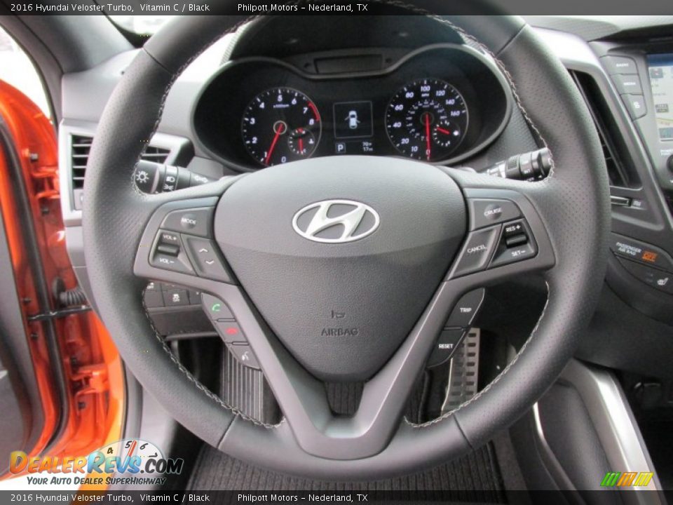 2016 Hyundai Veloster Turbo Steering Wheel Photo #25