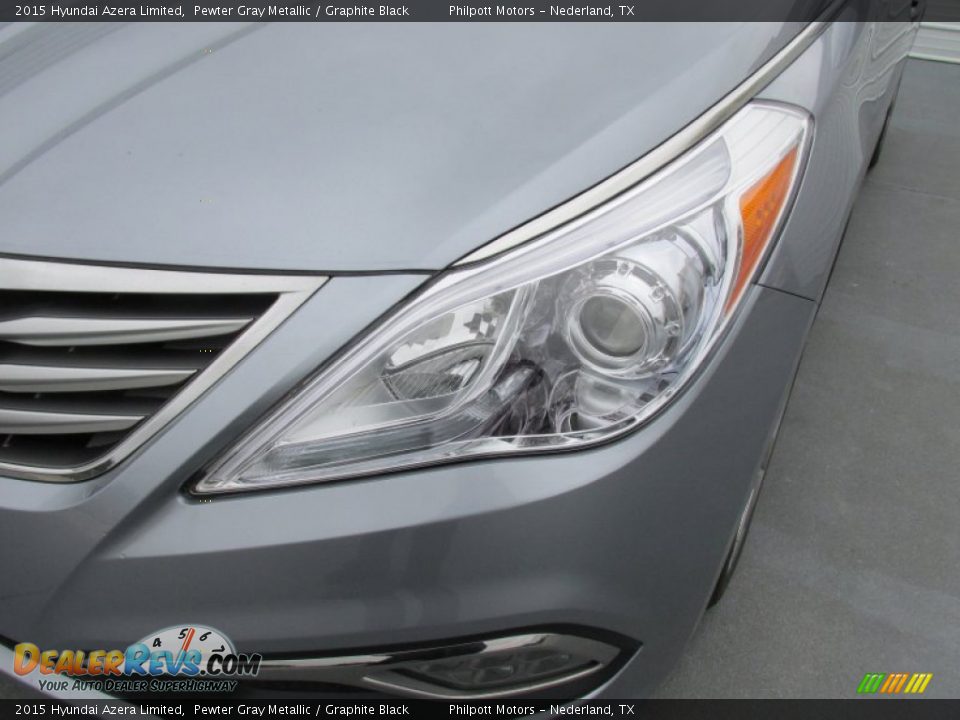 2015 Hyundai Azera Limited Pewter Gray Metallic / Graphite Black Photo #9