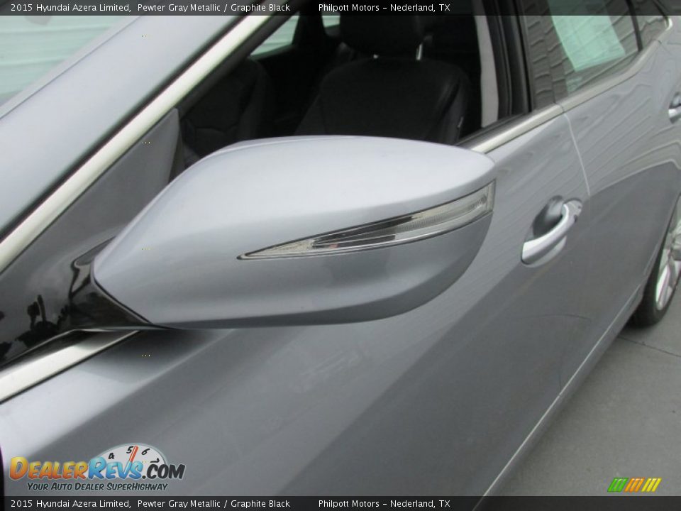 2015 Hyundai Azera Limited Pewter Gray Metallic / Graphite Black Photo #12