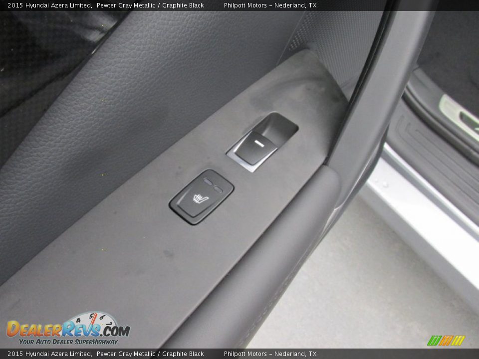2015 Hyundai Azera Limited Pewter Gray Metallic / Graphite Black Photo #18