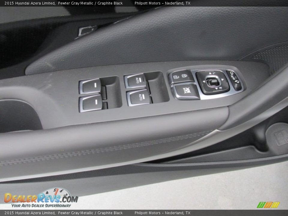 2015 Hyundai Azera Limited Pewter Gray Metallic / Graphite Black Photo #22