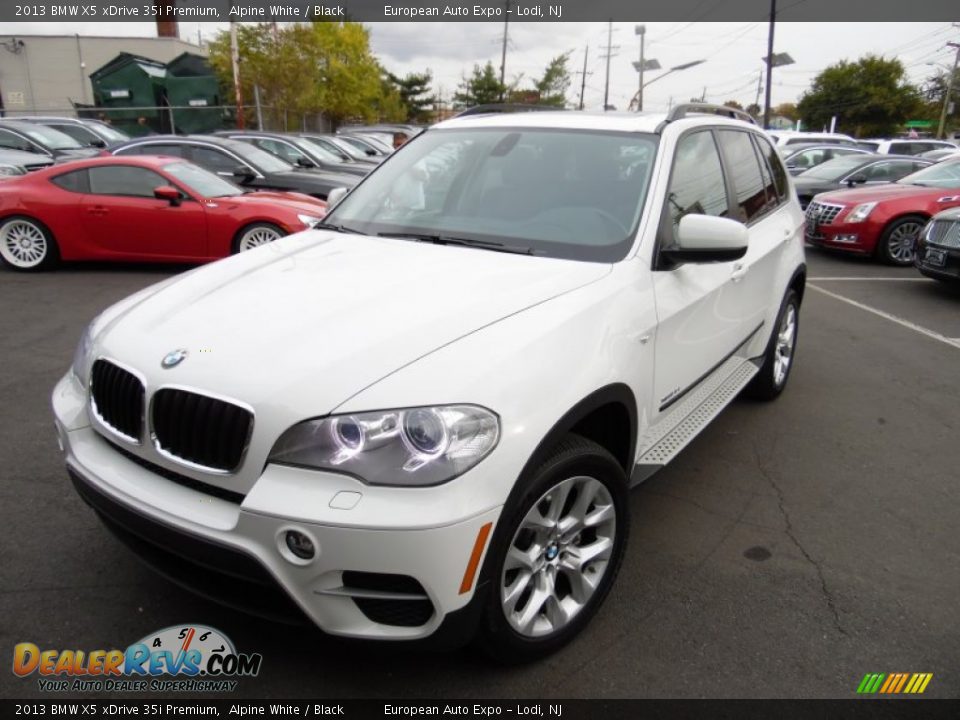 2013 BMW X5 xDrive 35i Premium Alpine White / Black Photo #1