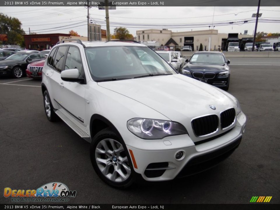 2013 BMW X5 xDrive 35i Premium Alpine White / Black Photo #2