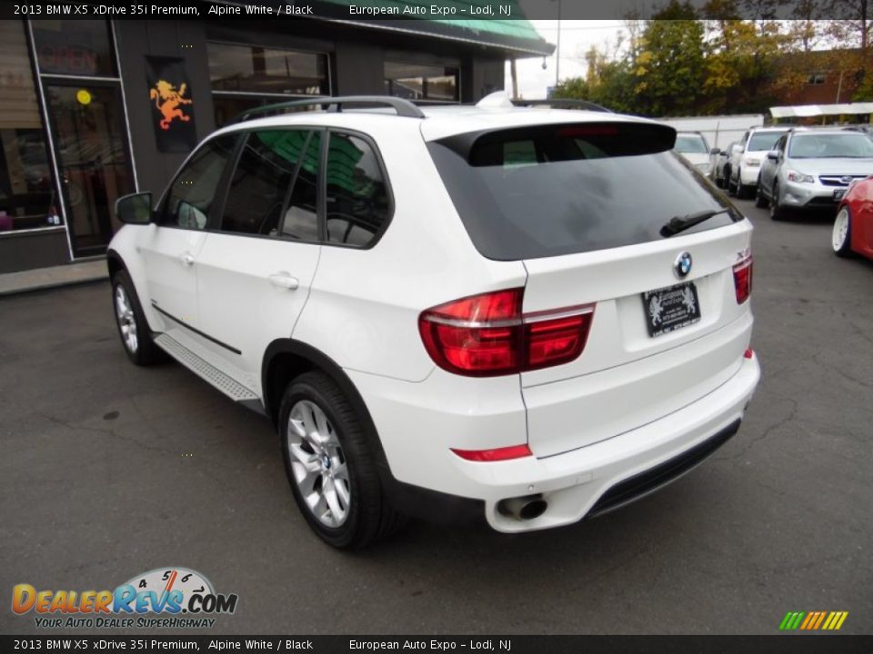 2013 BMW X5 xDrive 35i Premium Alpine White / Black Photo #3