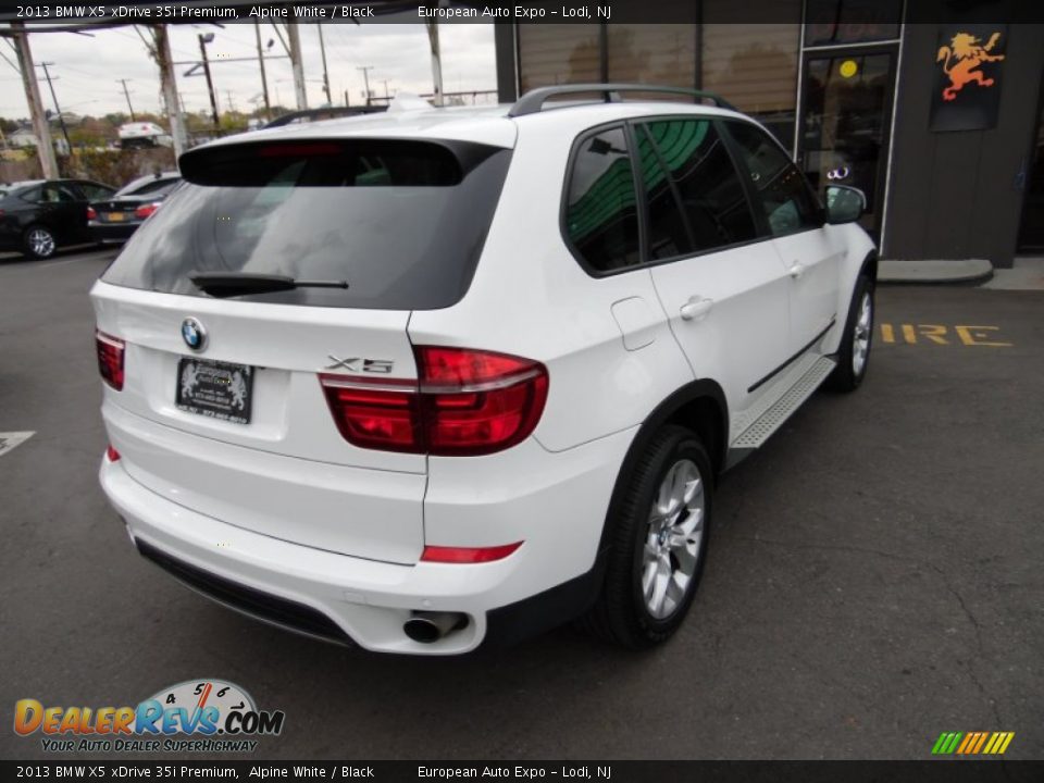 2013 BMW X5 xDrive 35i Premium Alpine White / Black Photo #4
