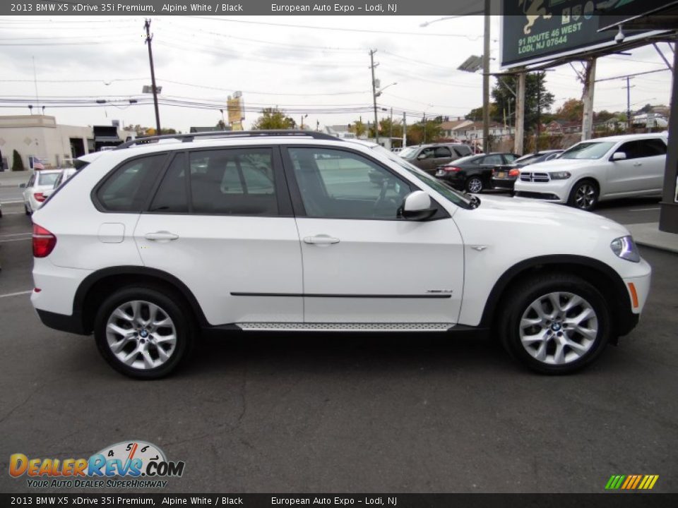 2013 BMW X5 xDrive 35i Premium Alpine White / Black Photo #5