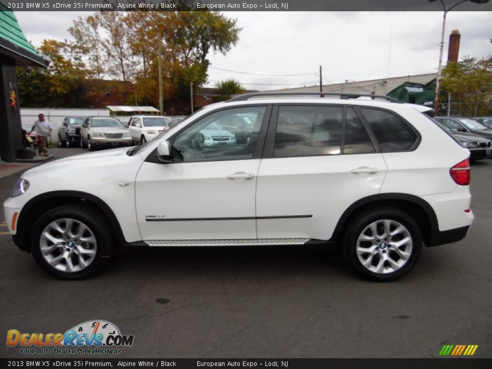 2013 BMW X5 xDrive 35i Premium Alpine White / Black Photo #6