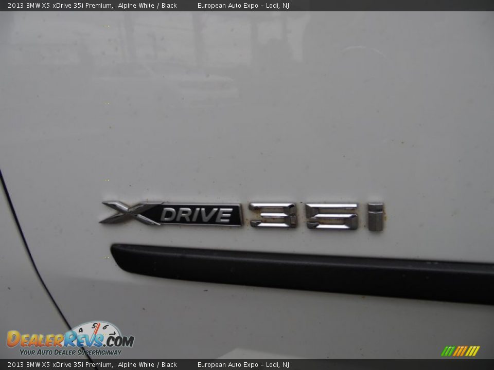 2013 BMW X5 xDrive 35i Premium Alpine White / Black Photo #10