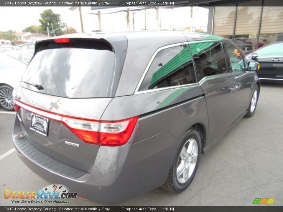 2012 Honda Odyssey Touring Polished Metal Metallic / Gray Photo #4