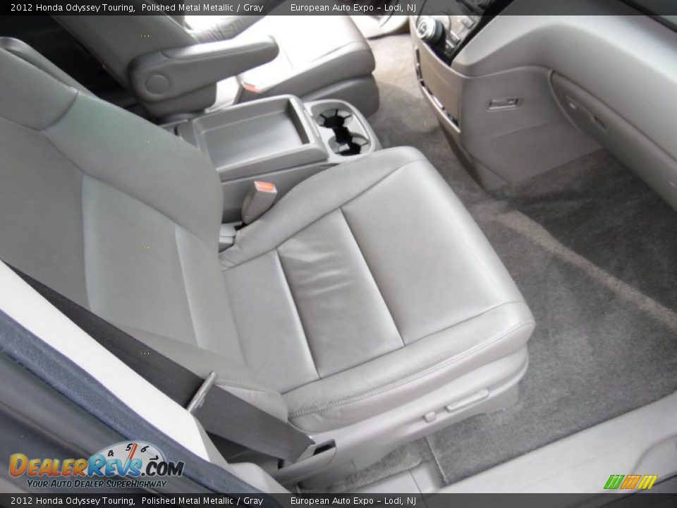 2012 Honda Odyssey Touring Polished Metal Metallic / Gray Photo #11