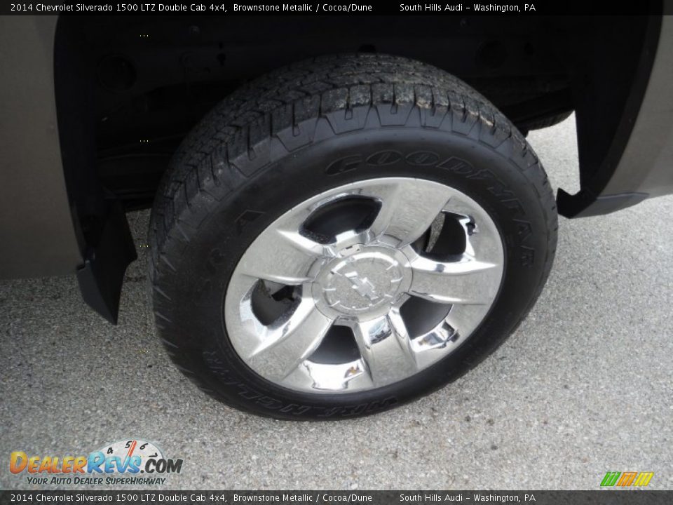 2014 Chevrolet Silverado 1500 LTZ Double Cab 4x4 Brownstone Metallic / Cocoa/Dune Photo #4