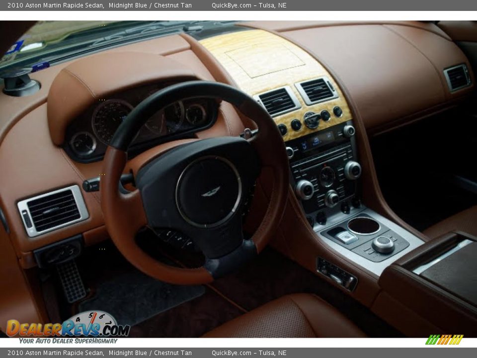 Chestnut Tan Interior - 2010 Aston Martin Rapide Sedan Photo #11