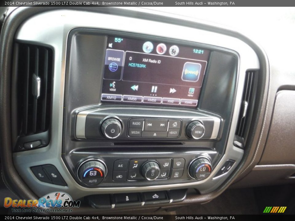 2014 Chevrolet Silverado 1500 LTZ Double Cab 4x4 Brownstone Metallic / Cocoa/Dune Photo #30