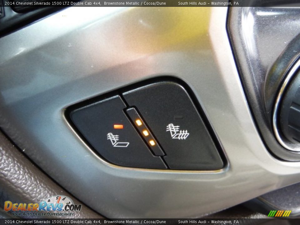 2014 Chevrolet Silverado 1500 LTZ Double Cab 4x4 Brownstone Metallic / Cocoa/Dune Photo #32
