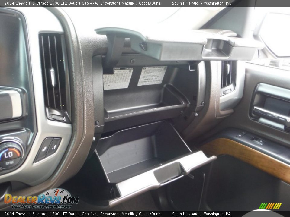 2014 Chevrolet Silverado 1500 LTZ Double Cab 4x4 Brownstone Metallic / Cocoa/Dune Photo #34