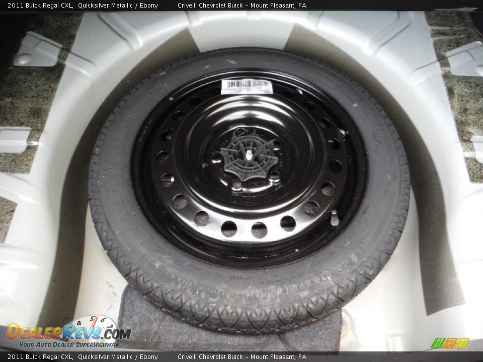 2011 Buick Regal CXL Quicksilver Metallic / Ebony Photo #29