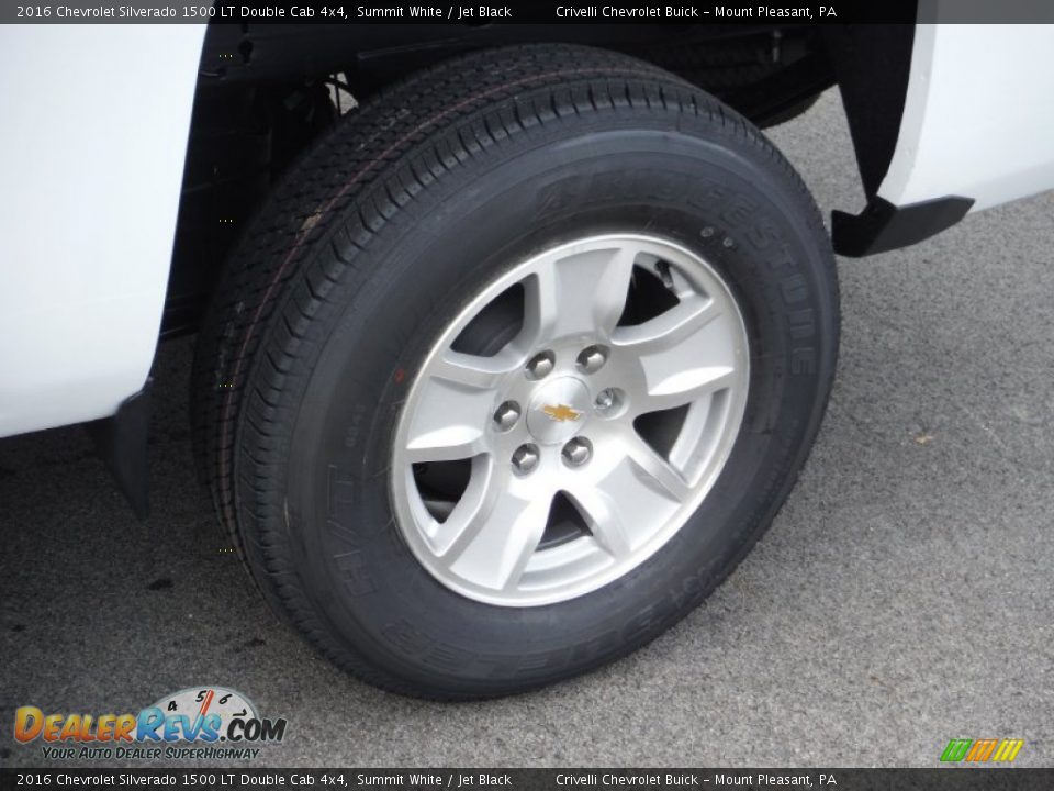 2016 Chevrolet Silverado 1500 LT Double Cab 4x4 Summit White / Jet Black Photo #3
