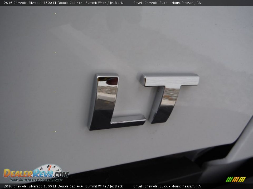 2016 Chevrolet Silverado 1500 LT Double Cab 4x4 Summit White / Jet Black Photo #8