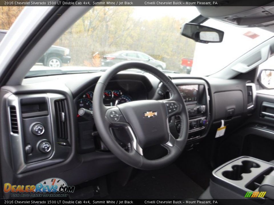 2016 Chevrolet Silverado 1500 LT Double Cab 4x4 Summit White / Jet Black Photo #9