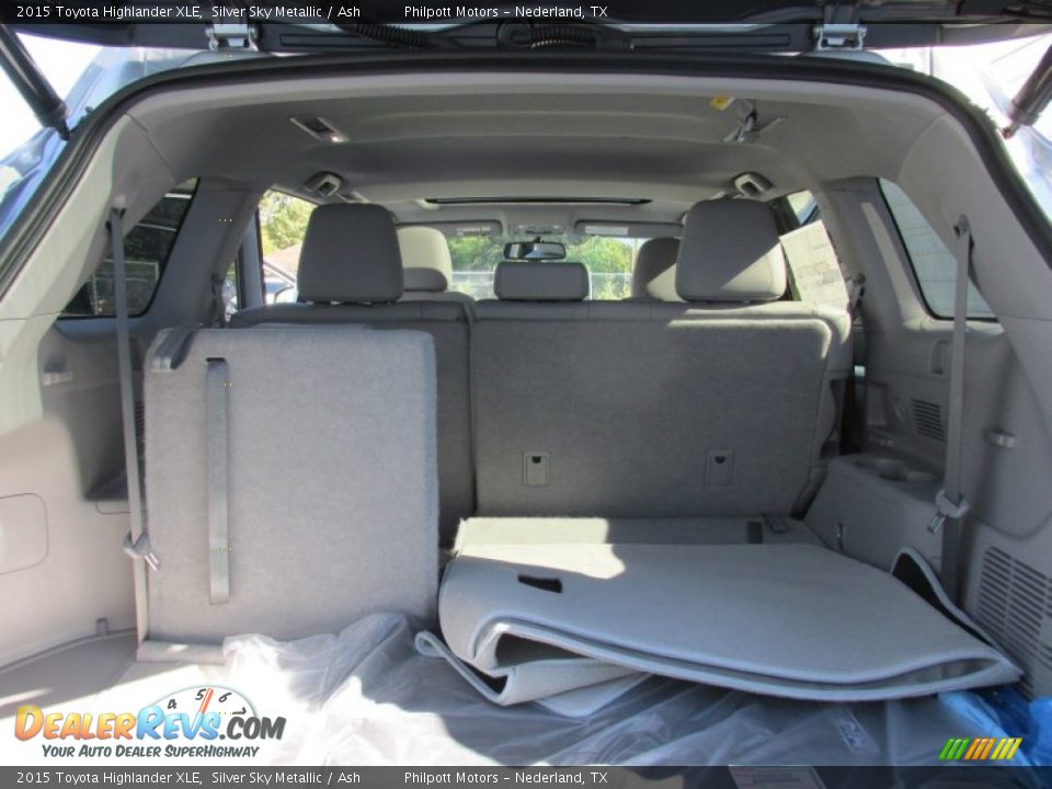 2015 Toyota Highlander XLE Silver Sky Metallic / Ash Photo #16