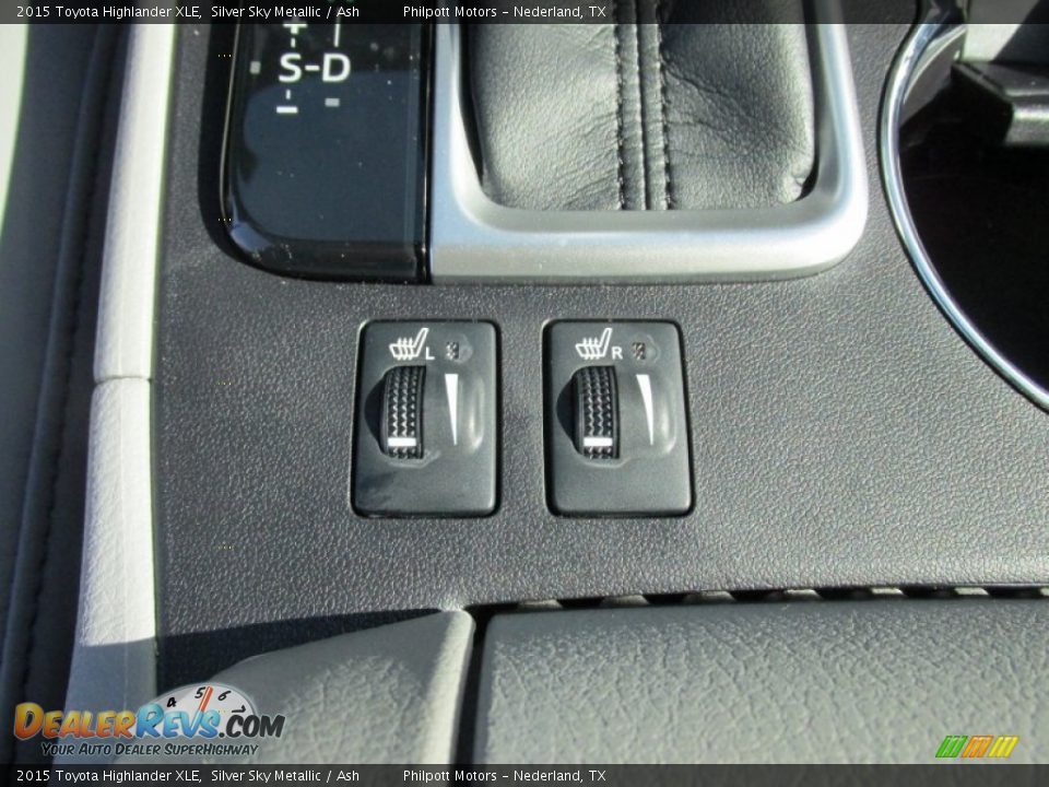 2015 Toyota Highlander XLE Silver Sky Metallic / Ash Photo #31