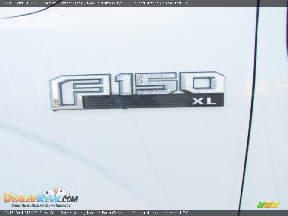 2015 Ford F150 XL SuperCab Oxford White / Medium Earth Gray Photo #13