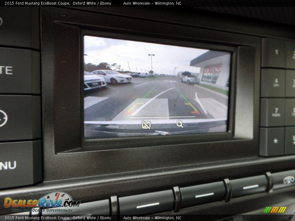 2015 Ford Mustang EcoBoost Coupe Oxford White / Ebony Photo #19