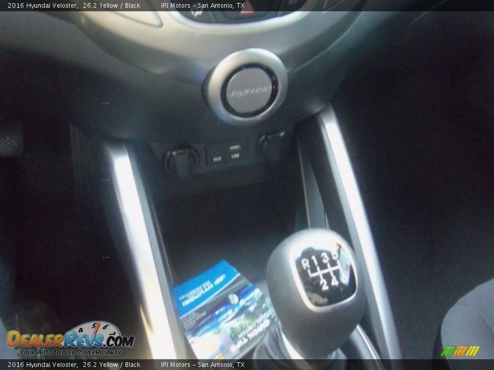 2016 Hyundai Veloster 26.2 Yellow / Black Photo #2