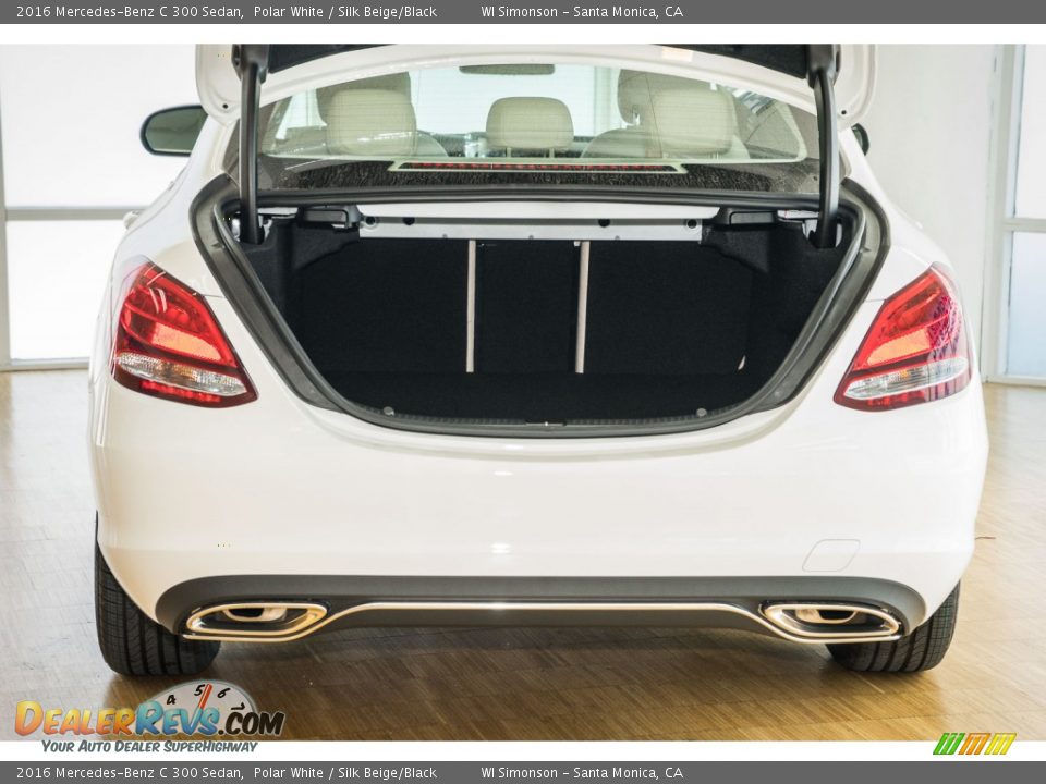 2016 Mercedes-Benz C 300 Sedan Polar White / Silk Beige/Black Photo #5