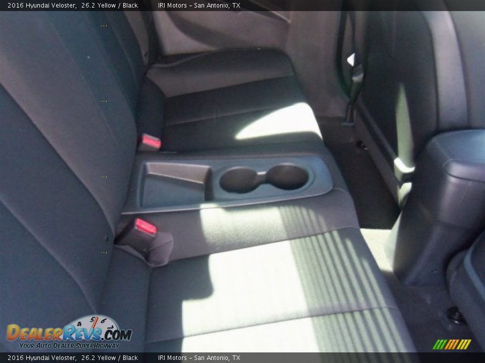 2016 Hyundai Veloster 26.2 Yellow / Black Photo #16