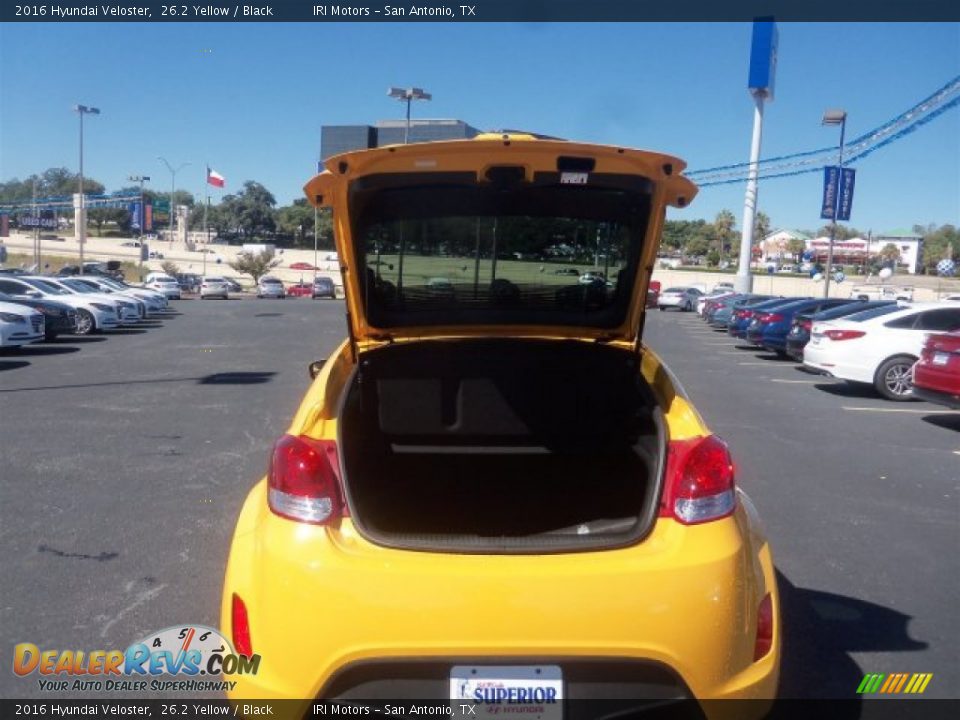 2016 Hyundai Veloster 26.2 Yellow / Black Photo #18