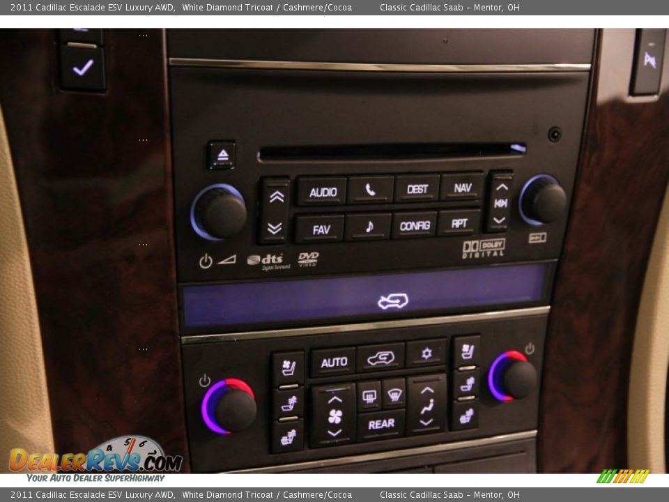 Controls of 2011 Cadillac Escalade ESV Luxury AWD Photo #9