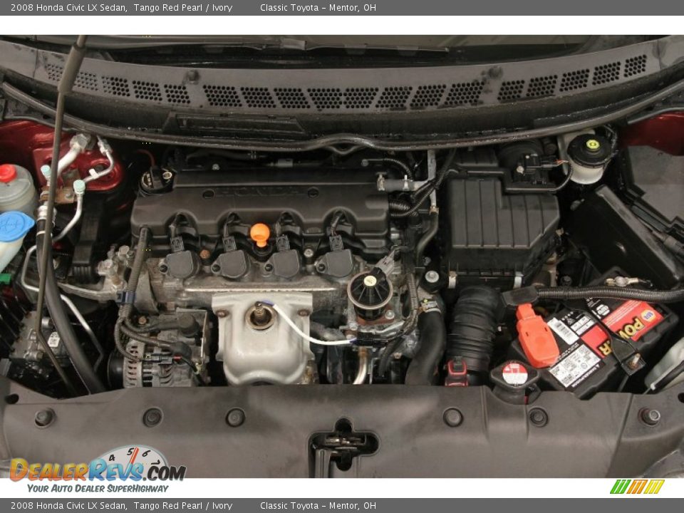 2008 Honda Civic LX Sedan 1.8 Liter SOHC 16-Valve 4 Cylinder Engine Photo #16