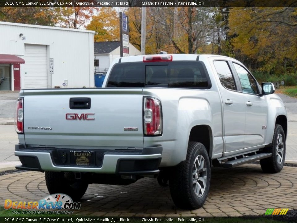 2016 GMC Canyon SLE Crew Cab 4x4 Quicksilver Metallic / Jet Black Photo #2
