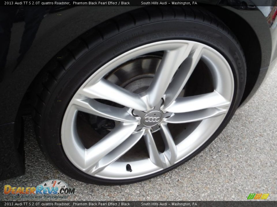 2013 Audi TT S 2.0T quattro Roadster Phantom Black Pearl Effect / Black Photo #5