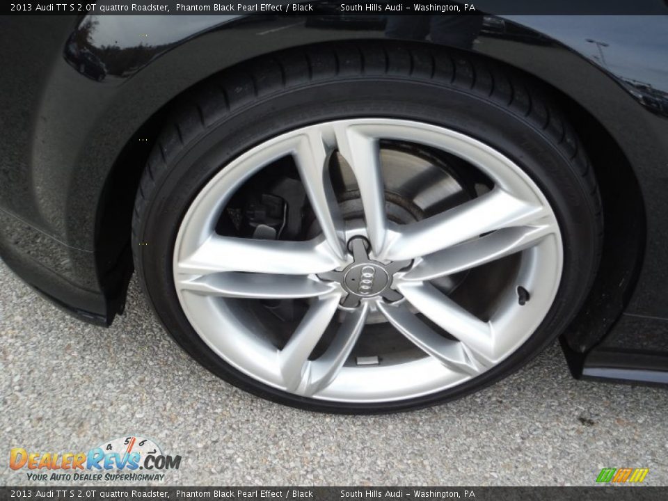 2013 Audi TT S 2.0T quattro Roadster Phantom Black Pearl Effect / Black Photo #6