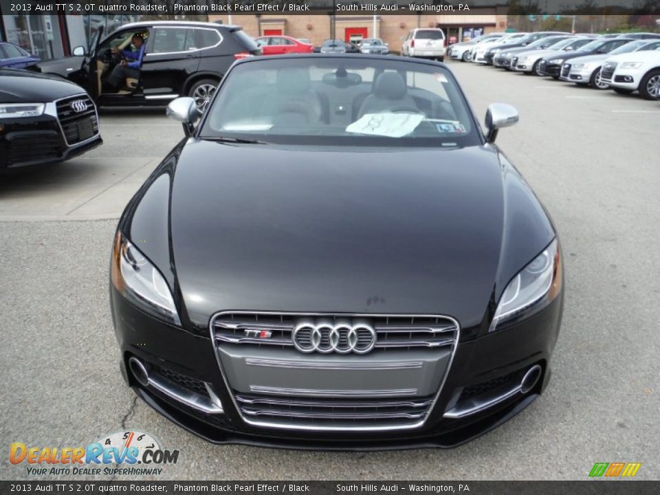 2013 Audi TT S 2.0T quattro Roadster Phantom Black Pearl Effect / Black Photo #7