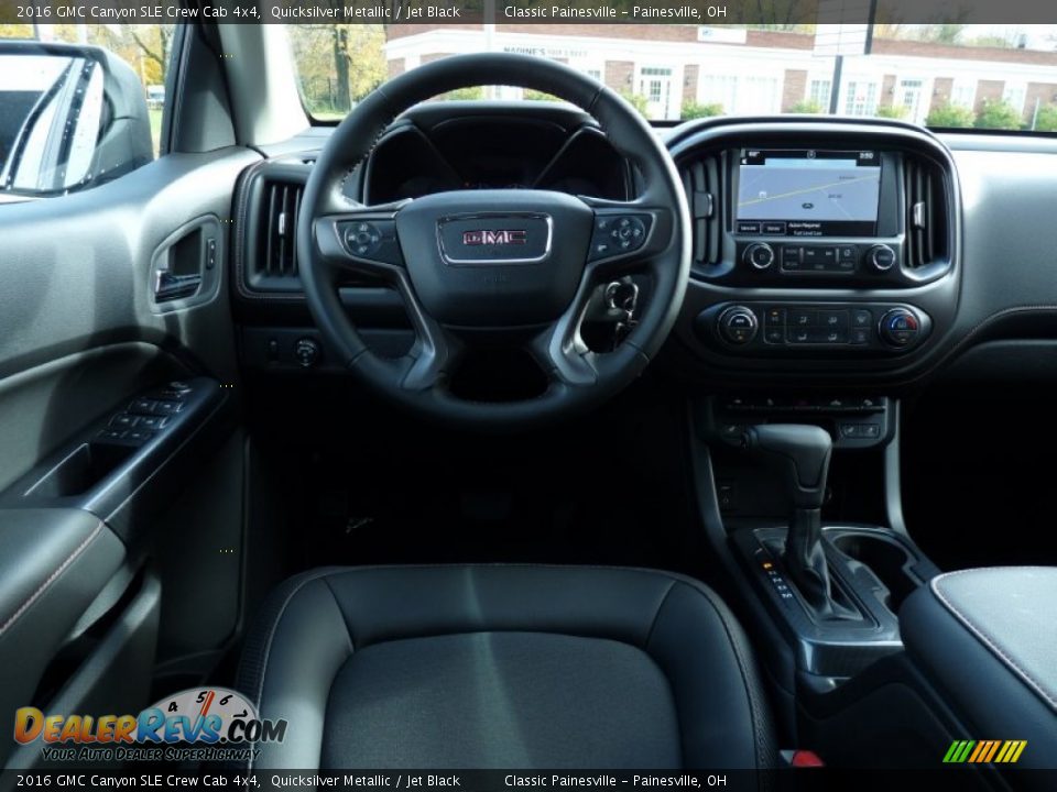 Jet Black Interior - 2016 GMC Canyon SLE Crew Cab 4x4 Photo #5